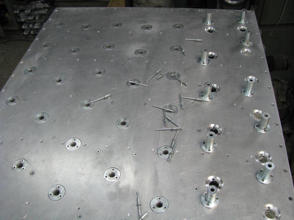 Установка гаек